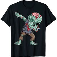 Adult Clothes Halloween Dabbing Zombie Brain Funny Boys Men Dab Dance T-Shirt Fashion Clothing Tops Men Women Latest Models Short Sleeve Distro Original Premium