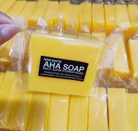 AHA mimi Soap สบู่ สัปปะรด ไม่มีกล่อง ก้อนใหญ่80g.