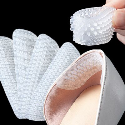 Silicone Heel Stickers For Women Shoes Non-slip Silicone Pads High Heels Stick Insoles Inserts Gel Pad Foot Heel Care Protector Shoes Accessories