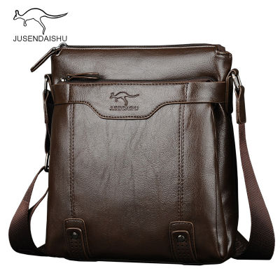 nd Larger Capacity Mens Crossbody Bag Soft Leather Messenger Bags Men Shoulder Bag Man Sac Bolsa Business Purse High Quality