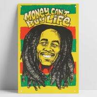 Hip Hop Rapper Bob Marley ดีบุกโปสเตอร์ภาพวาด Vintage ป้ายโลหะ Home Wall Decor-L27