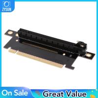 ZYSUN PCI- 16X อะแดปเตอร์การ์ดไรเซอร์90 ° สำหรับพัดลมประกอบเคสคอมพิวเตอร์คอมพิวเตอร์1U/2U