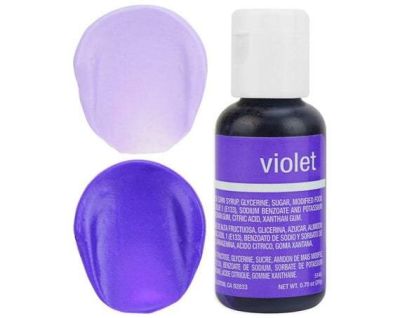 สีเจล สีม่วง/ Chefmaster Violet Liqua-Gel Food Coloring 20ml (5140) /0.7 oz