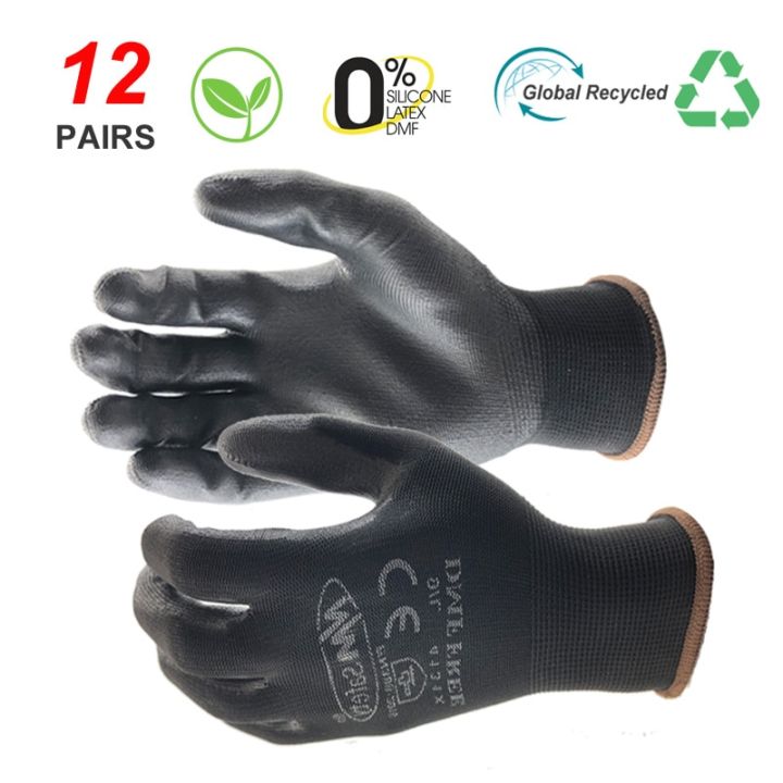 24pieces-12-pairs-knitted-nylon-coated-pu-nitrile-rubber-palm-electric-anti-static-cotton-safety-protective-work-gloves-man