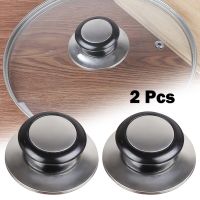 2Pcs Kitchen Cooking Pot Pan Lids Knob Lifting Handle Black Replacement Knob Lifting Handle Saucepan Lid Cookware Parts Handles Other Specialty Kitche