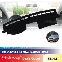 for Skoda Octavia 2 A5 MK2 1Z 2005 2013 Anti-Slip Dashboard Cover Protective Pad Car Accessories Sunshade Carpet 2012 2011 2010