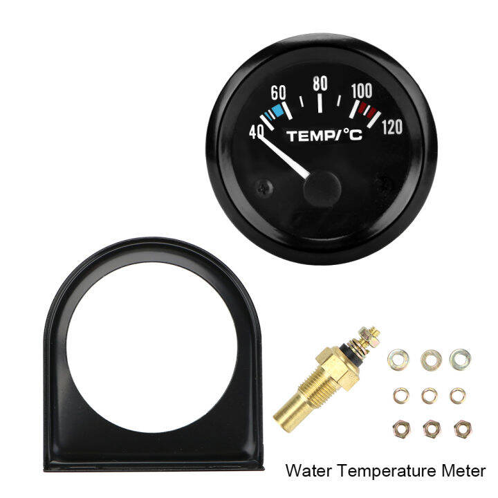 12V Automobile Vehicle Meter 0-100PSI Oil Pressure Gauge Voltmeter 2 ...