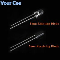 100pcs LED 5mm 940nm IR Infrared Emitting &amp; Receiving Diode Round Tube Light Flame Sensor For Diy Electronic