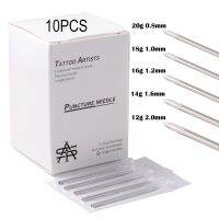 【LZ】✐✼♤  10PCS Piercing Agulhas Estéril Descartável 12G-20G Medical Grade Tattoo Abastecimento Ouvido Nariz Língua Lip Umbigo Piercing Ferramentas