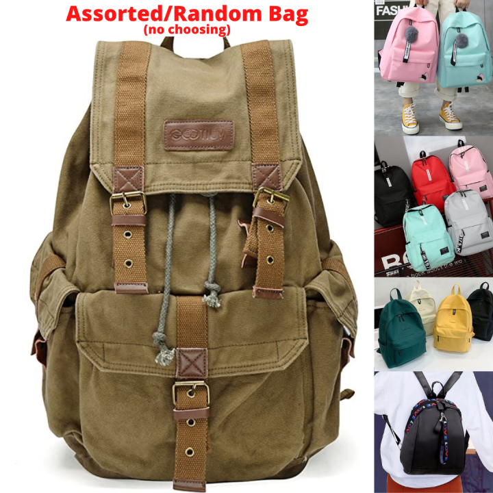 Plain Fashion backpack And School bagpack for students and kids men and ...