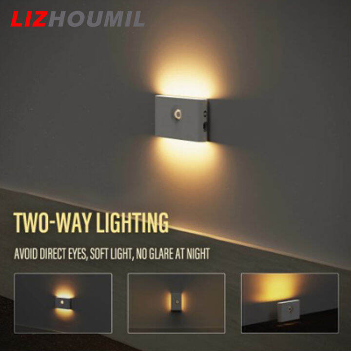 lizhoumil-ไฟกลางคืนไร้สาย-led-ชาร์จ-usb-โคมไฟติดผนังเหนี่ยวนำร่างกายมนุษย์สำหรับตกแต่งห้องน้ำห้องนอน