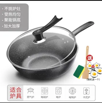 Hemoton Wok Egg Frying Pan Nonstick Frying Pan Omelette Pan Mini