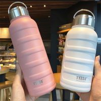 750/1000Ml สแตนเลสสตีลแก้วกีฬาแบบพกพาขวดกระติกน้ำสูญญากาศความร้อนขวด Tumbler ถ้วย Thermoses Drinkware