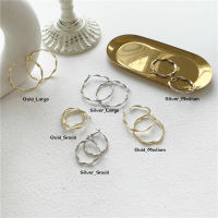 INS twist hoop Earrings♛ ห่วงต่างหู