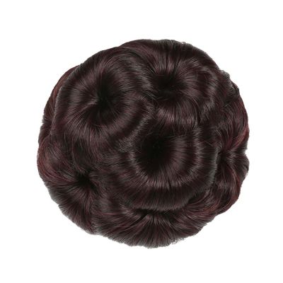 Upsee FauxวิกผมปลอมBunขยายหยักเจ้าสาวDonut Chignon Hairpiece