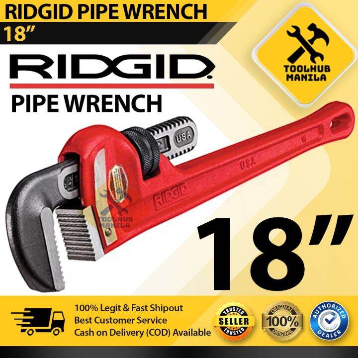 (100 ORIGINAL) Ridgid Pipe Wrench 18" Lazada PH