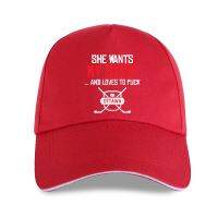 Hockey She Wants My Stick And Loves To Puck Ot Kawaii Comfortable Men Baseball cap 2018 Male Size S-3Xl Funky Top Quality