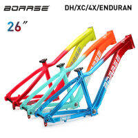 BOARSE จักรยานสกปรกกระโดดจักรยานกรอบ26นิ้ว DH XC 4X ถนน-จักรยานปีนเขา BMX ปั๊มติดตามอลูมิเนียมกรอบ XPRO เบา