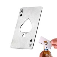 Creative Poker Card Beer Bottle Opener Cap Personalized Stainless Steel Tool