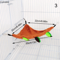 YUPANG เตียงแบบแขวนสำหรับสัตว์เลี้ยงที่นอนสัตว์เลี้ยงขนาดเล็กถังเจาะผ้าสักหลาดแฮมสเตอร์รูปหนูตะเภา