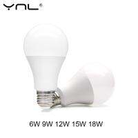 หลอดไฟ LED หลอดไฟ12W 6W 9W AC220V หลอดไฟ LED Bombilla อัจฉริยะ18W สีขาว/อบอุ่นเย็นสปอตไลท์สีขาว15W หลอดไฟวงจรรวม