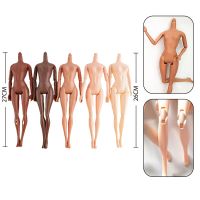 11 Movable Joints African Doll Nude Body Black Skin Kids Pretty Girl Toy Gift Brown Black Skin Doll Body About 26/27cm