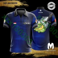 (ALL IN STOCK) 2023 TEAM EAST JAVA SHOOTER CLUB IPSC Quick Dry Full Sublimation Free Custom Logo Design Summer Polo POLO shirt 261 New polo shirt