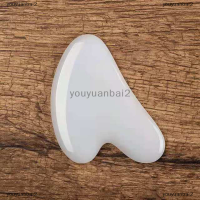 youyuanbai2 หยกลูกกลิ้ง Gua Sha BOARD Anti Aging Face Massage Beauty Care เครื่องมือกระชับสัดส่วน