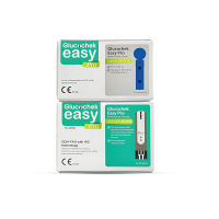 Glucochek Easy Pro Test Strip แผ่นตรวจน้ำตาล (Exp:25/1/24) Glucochek Easy Pro Lancets เข็มตรวจน้ำตาล 50ชิ้น กลูโคเช็ค อีซี่โปร