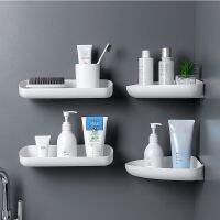 【HOT】❁△❂  Punch-Free Triangular Shelves Holder Shower Shelf Shampoo Rack Basket Accessories