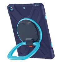 for iPad 10.2 2019/2020 Case, Shockproof Silicone Rugged Case,with Handle Grip, Kickstand