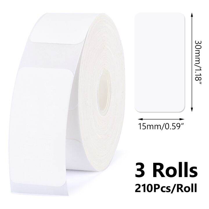 colorful-niimbot-d11-d110-d101-printing-label-12x30-12x40-15x30-15x50mm-for-niimbot-wireless-label-maker-waterproof-paper-rolls