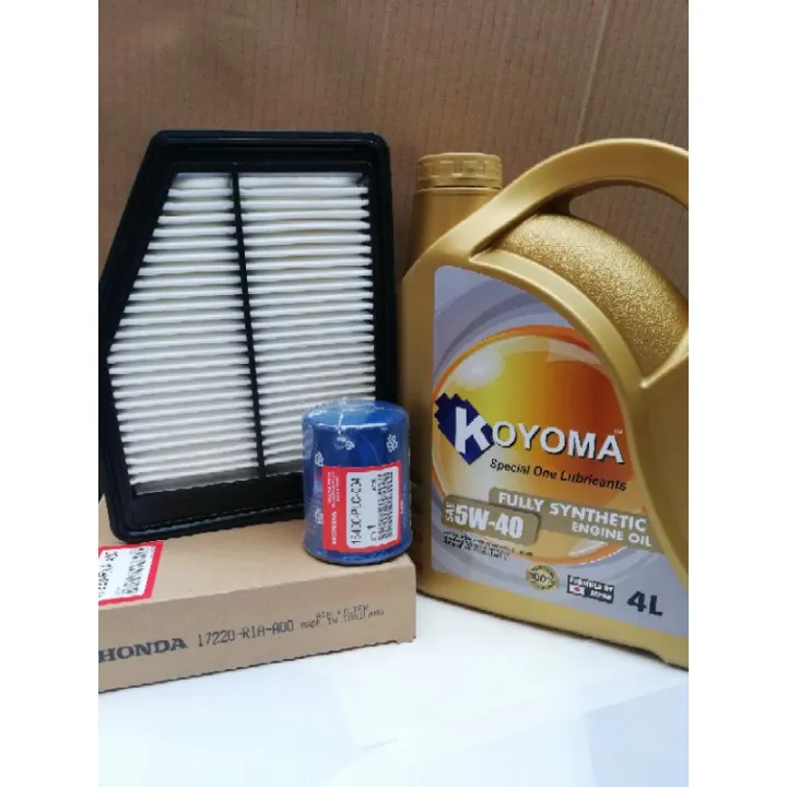 HONDA CIVIC TRO FB 1.8, 2.0 AIR FILTER + OIL FILTER + KOYOMA 5W40 FULLY