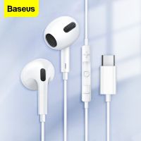 ✶☋ Baseus C17 Type C Wired In Ear Monitor Earbud Headset with Microphone Wire-controlled in-ear Headphone For Music Sport Earphones