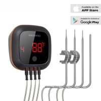 INKBIRD IBT 2X 4XS 6XS 3 Types Food Cooking Bluetooth Wireless BBQ Thermometer Probes&amp;Timer For Oven Meat Grill Free App Control