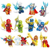 12ชิ้น Legoing Ninjago นารูโตะมหัศจรรย์ Minifigure อาคารบล็อกตุ๊กตาตัวละครโมเดลขนาดเล็กตัวเลขประกอบหน่วยการสร้างของเล่นของขวัญเด็ก