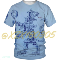 New 2023！New！Chelsea FC 3D Football T-shirt 28 High quality products （Freeprinting of names）