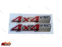 PK.STICKER สติ้กเกอร์ 4x4 VSC ติดข้างท้ายกระบะTOYOTA VIGO 1ชุดมี2ชิ้น งานสกรีนขนาดเท่าoriginal