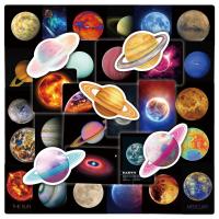 10/20/50pcs Universe Outer Space Planets Stickers Laptop Scrapbooking Stationary Car Luggage Cool Graffiti Vinyl Decals for Kids Stickers