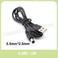 ஐ✆✤ USB 2.0 Male A to DC 5.5mm x 2.5mm Plug Jack DC Power Cord Socket Connector 5V Cable Line 5.5mmx2.1mm