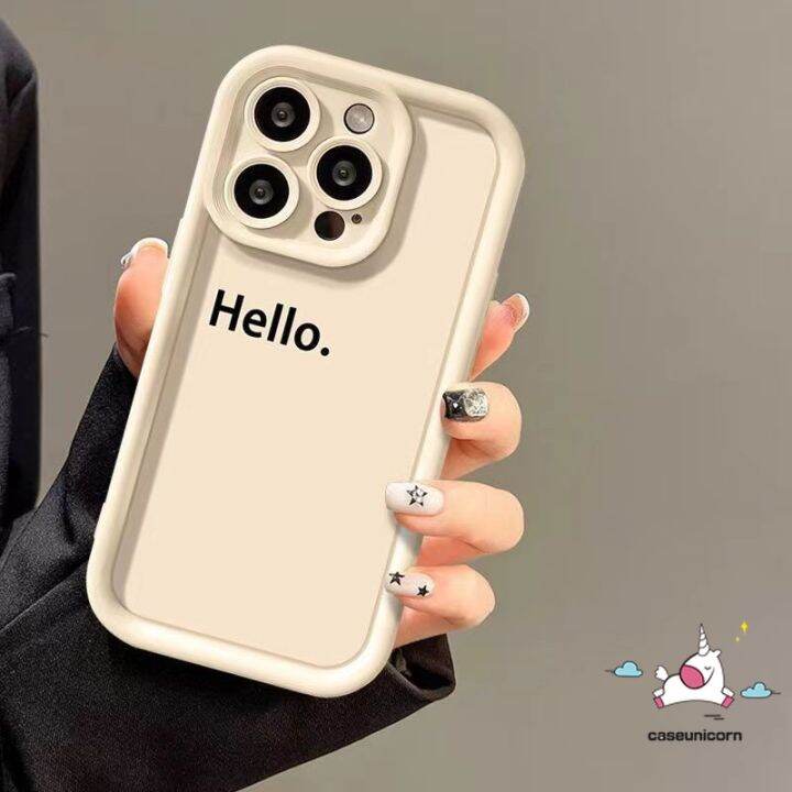 เคสคู่รักลาย-hello-english-ที่เรียบง่ายแบบหรูหราเข้ากันได้กับ-iphone-7-6s-8-6-plus-14-13-11-12-15-pro-max-7plus-xr-x-xs-max-se-2020เป็นฝ้าสีทึบเป็นนางฟ้าเคสนิ่มกันกระแทก