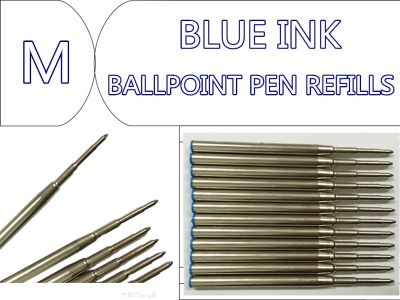 10PCS Ball Point Pen Refill High Quality Blue Black Ink Ballpoint Pens Refills for Writing Wholesale Free Shipping Pens