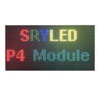 【✆New✆】 yulibu74040703 บอร์ดโมดูลหน้าจอ Led โฆษณา Led Rgb P4เมทริกซ์จุด64X32พิกเซลความละเอียดสูง1/16สแกน Smd2121