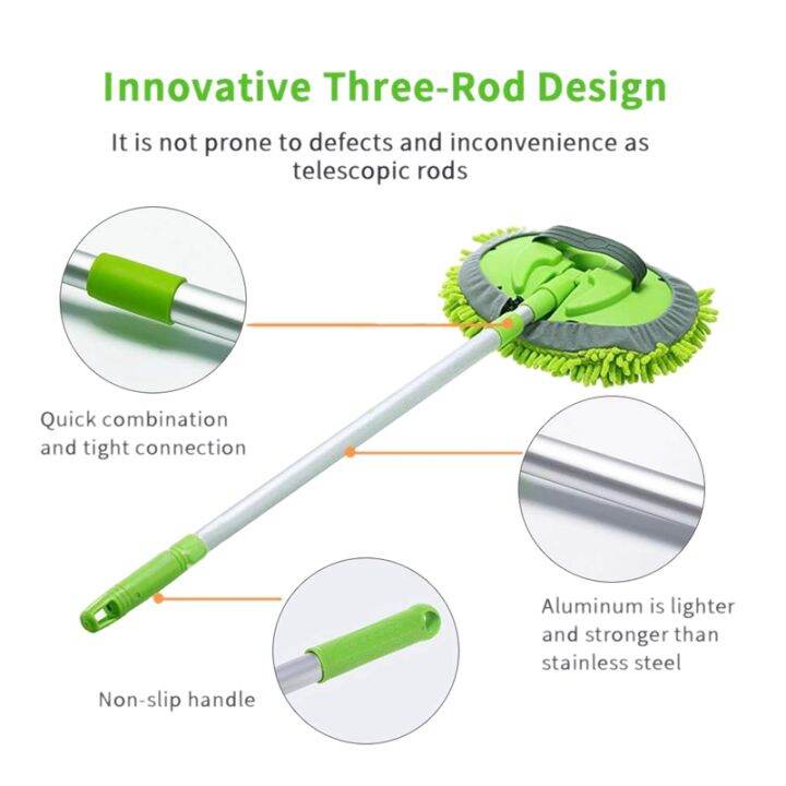 3x-2-in-1-car-wash-mop-mitt-with-long-handle-chenille-microfiber-car-wash-dust-brush-extension-pole-24-46in