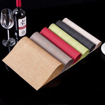Coasters for Table placemat Rectangle PVC 30x45cm For hot pot Drink holder Heat Resistant pad mad Drying mats Individual Coaster