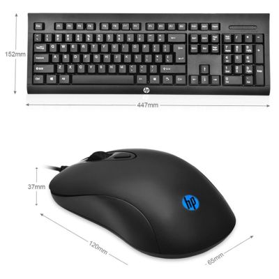 HP KM100 Black ชุด mouse keboard HP