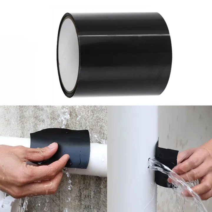 PVC Waterproof Tape Stop Leak Seal Repair Kitchen Self Adhesive Super