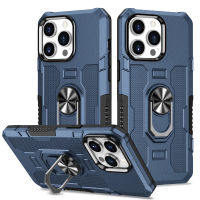 WindCase for iPhone 15 Pro Max 15 Plus Dual Layer Case Rugged Shockproof Cover with Ring Stand