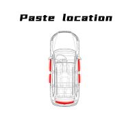 【Taste life】สำหรับ Skoda Octavia Kodiaq Fabia สุดยอดรถคาร์บอนไฟเบอร์ประตูงัวป้องกันสติ๊กเกอร์อัตโนมัติลำต้นยามแผ่นตกแต่ง D Ecals