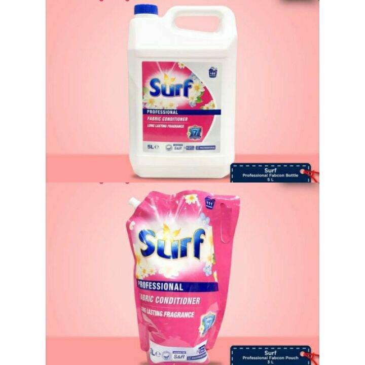 Surf Pink Fabric Softener Professional 5L Lazada PH